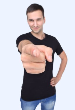 şık adam elini ileri Puan