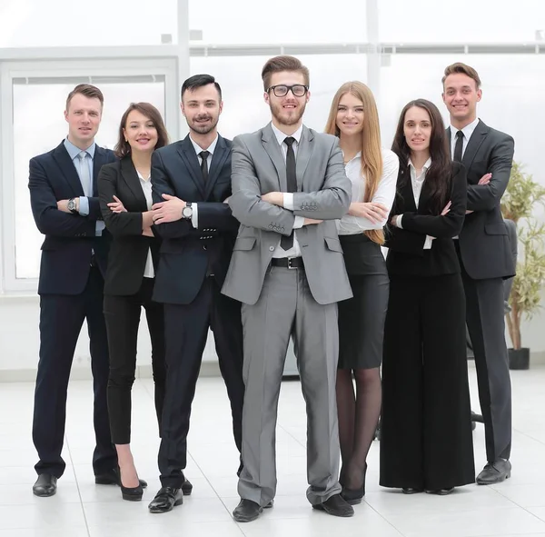 Grupo portrait.project managers y equipo de negocios — Foto de Stock
