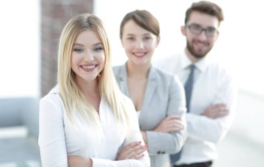 başarılı iş takım closeup portresi. iş kavramı