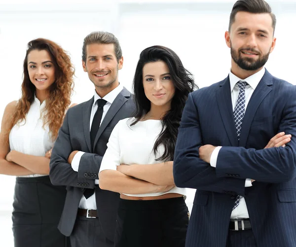 Gruppo di uomini d'affari sorridenti — Foto Stock