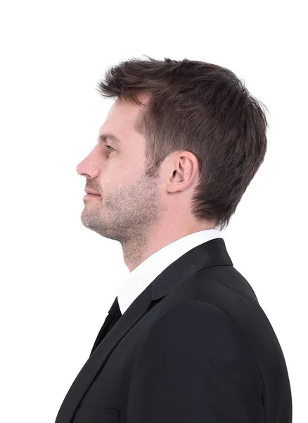 Side view.portrait of confident businessman — Stock Photo, Image