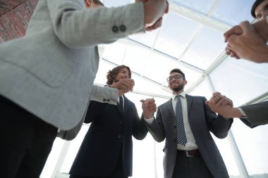 closeup.successful iş takım.