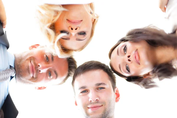 Bottom view. friendly business team. — Stock Photo, Image