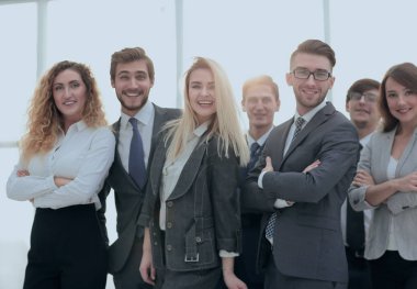 closeup.Friendly iş takım.