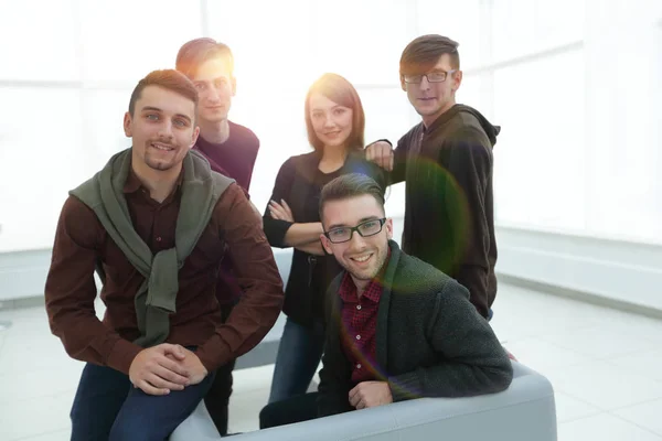 Retrato de primer plano del exitoso equipo de negocios . — Foto de Stock