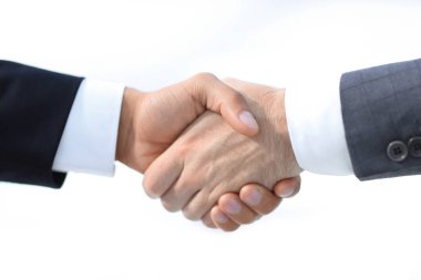 closeup.Handshake iş ortakları