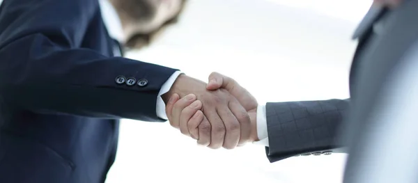 Successful business people handshaking after good deal. — Stock Photo, Image