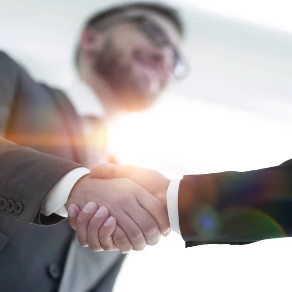 Successful business people handshaking after good deal. — Stock Photo, Image