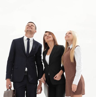 geleceğe bakmak profesyonel iş takım. iş kavramı.