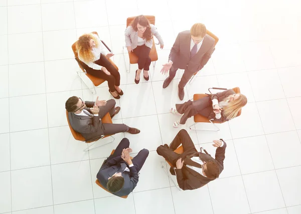 View from the top.the workshop in the office — Stock Photo, Image