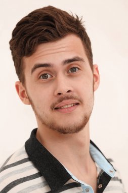 closeup.Face başarılı genç erkek