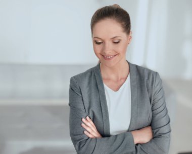 Modern iş kadın portresi