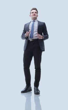 iş kıyafeti başarılı genç adam.