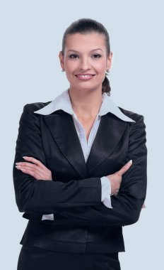 Genç, kendine güvenen, başarılı ve güzel iş kadını