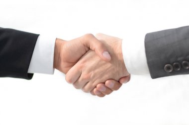 closeup.Handshake iş ortakları