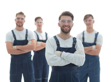 patron ve profesyonel sanayi işçileri takımının