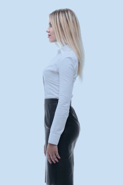 yan view.confident genç iş kadını