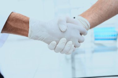 El sıkışma ile beyaz Medikal Ürünler