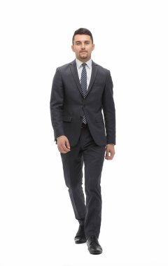 Alt görünümü. Executive işadamı ileri gider