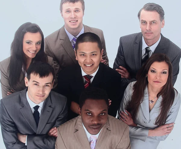 Retrato de grupo da equipe de negócios multiétnica — Fotografia de Stock