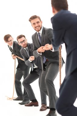 Teambuilding.The halat iş takımları arasında.