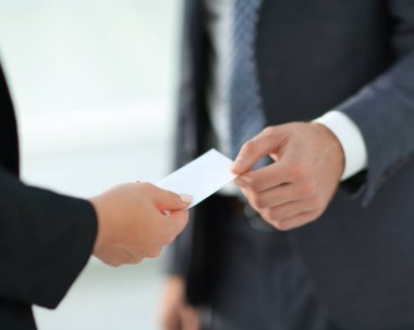 Döviz kartvizit ilk defa karşılamak