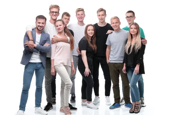 In vollem Wachstum. eine Gruppe selbstbewusster junger Menschen — Stockfoto