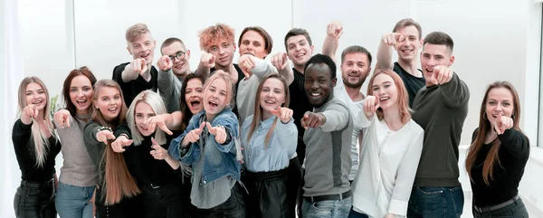 Grupp glada ungdomar som gjort sitt val — Stockfoto