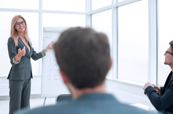 Hintergrundbild der Geschäftspräsentation im Büro. — Stockfoto