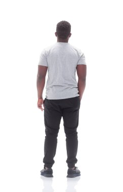 Dikiz aynası. Genç adam beyaz boş ekrana bakıyor..