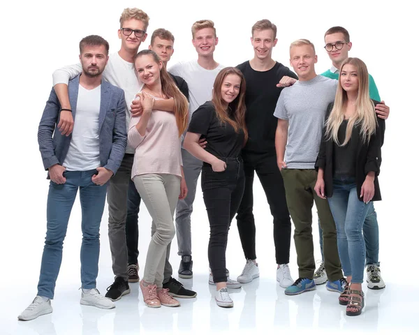 In vollem Wachstum. eine Gruppe selbstbewusster junger Menschen — Stockfoto