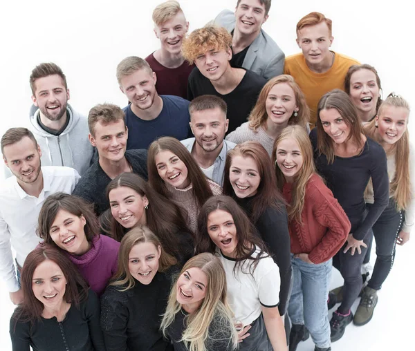 Group of young people joining their palms together — Stock Photo, Image