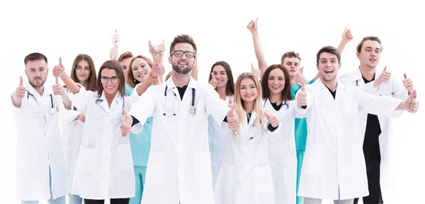 Image of a speaker and a group of doctors in a conference room — Stock Photo, Image