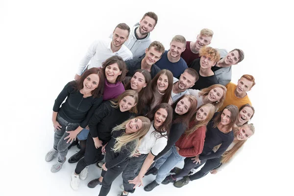 Group of young people joining their palms together — Stock Photo, Image