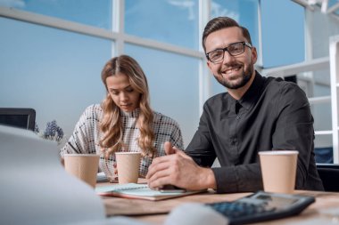 İş yerindeki iş ekibi.