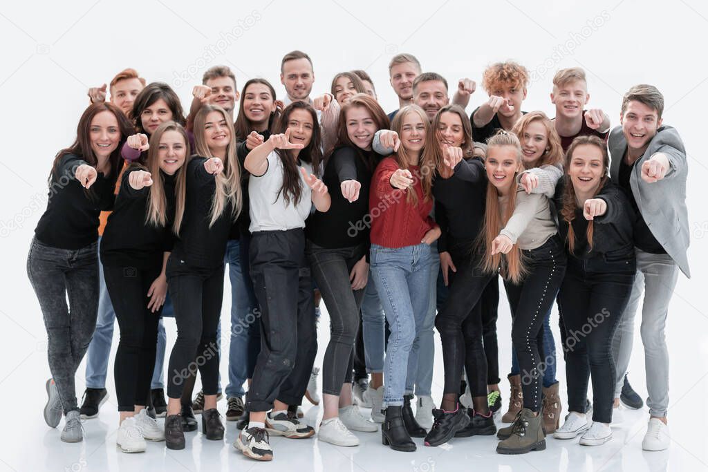 large group of gay young people standing together