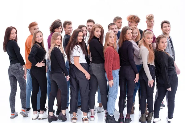 Group of casual young people looking at the camera — Stock Photo, Image