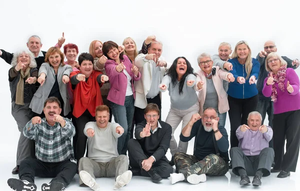 Begreppet seniorglädje — Stockfoto