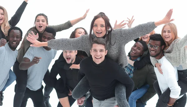 Grupo de jóvenes diversos se divierten juntos —  Fotos de Stock