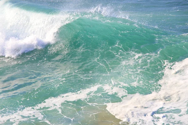 Sea surf great wave break on coastline — Stock Photo, Image