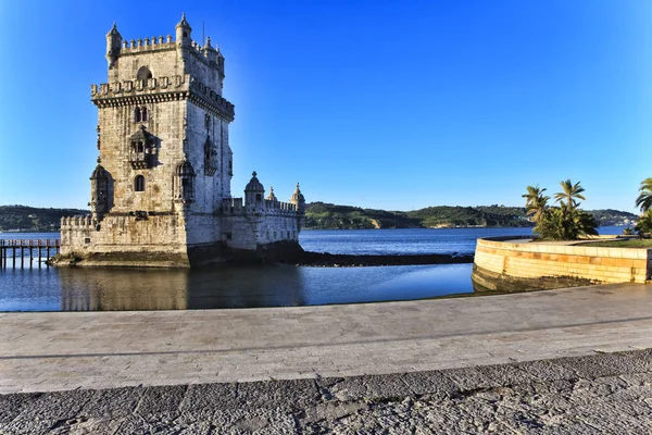 Wieża Belem - Torre de Belém w Lizbonie, Portugalia — Zdjęcie stockowe