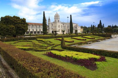 Park önünde jeronimos Manastırı, Lizbon