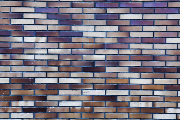 Brick wall, building facade surface as urban background — Stock Photo, Image