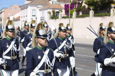 Lizbon - 16 Nisan: Değişen Guard töreni gerçekleşir PA