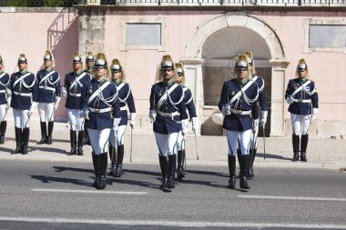 Lizbon - 16 Nisan: Değişen Guard töreni gerçekleşir PA