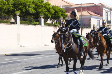 Lizbon - 16 Nisan: Değişen Guard töreni gerçekleşir PA