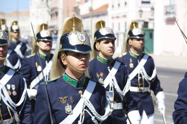 Lizbon - 16 Nisan: Değişen Guard töreni gerçekleşir PA