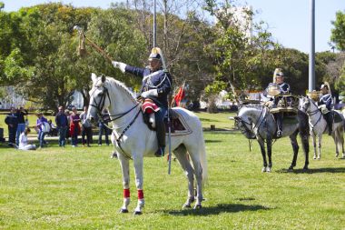 Lizbon - 16 Nisan: Değişen Guard töreni gerçekleşir PA