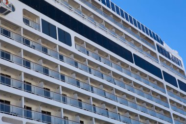 Yan görüş açısı büyük cruise gemisi gemi