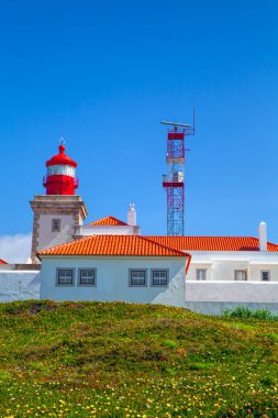 Cabo da Roca, Portekiz, en batı cape devamı, deniz feneri